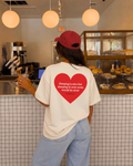 Red Heart "Sleeping is Nice" Graphic T-Shirt